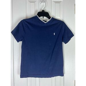 Ralph Lauren Boys Navy Shirt M 10/12